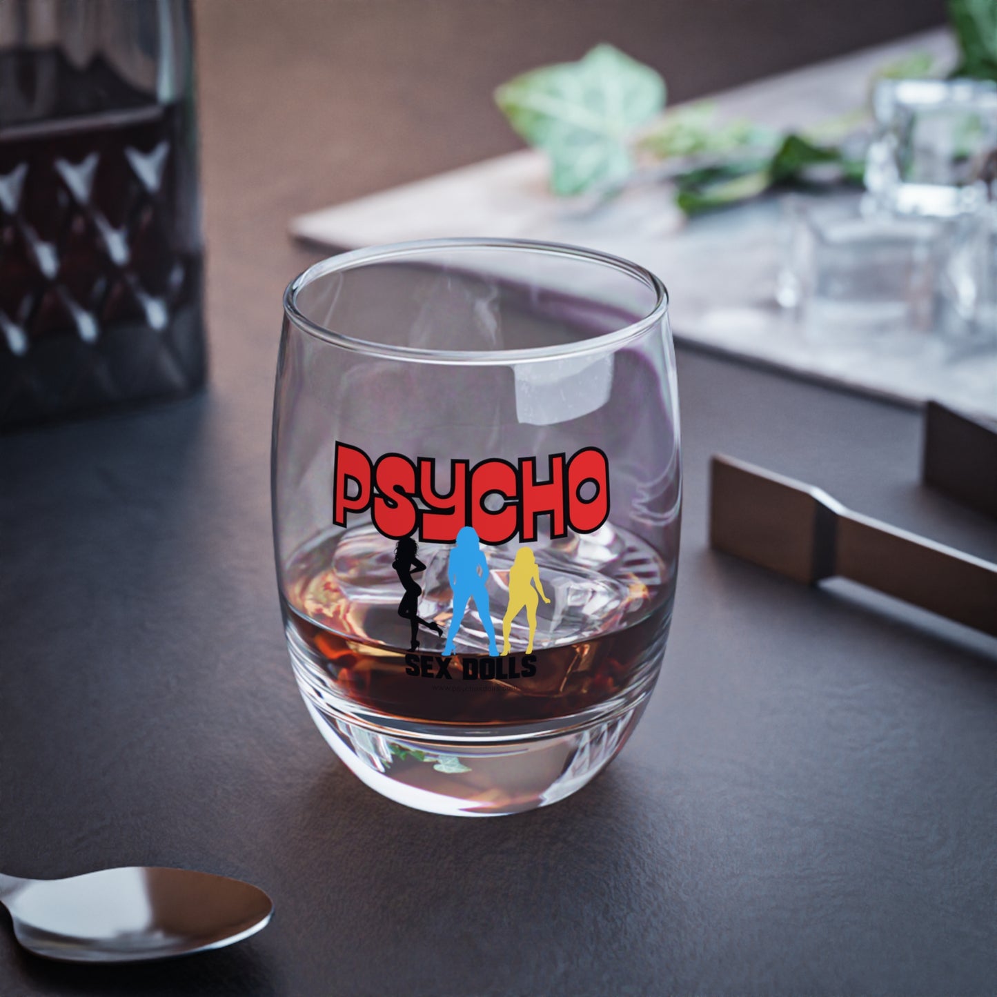 Psycho Sex Dolls Whiskey Glass