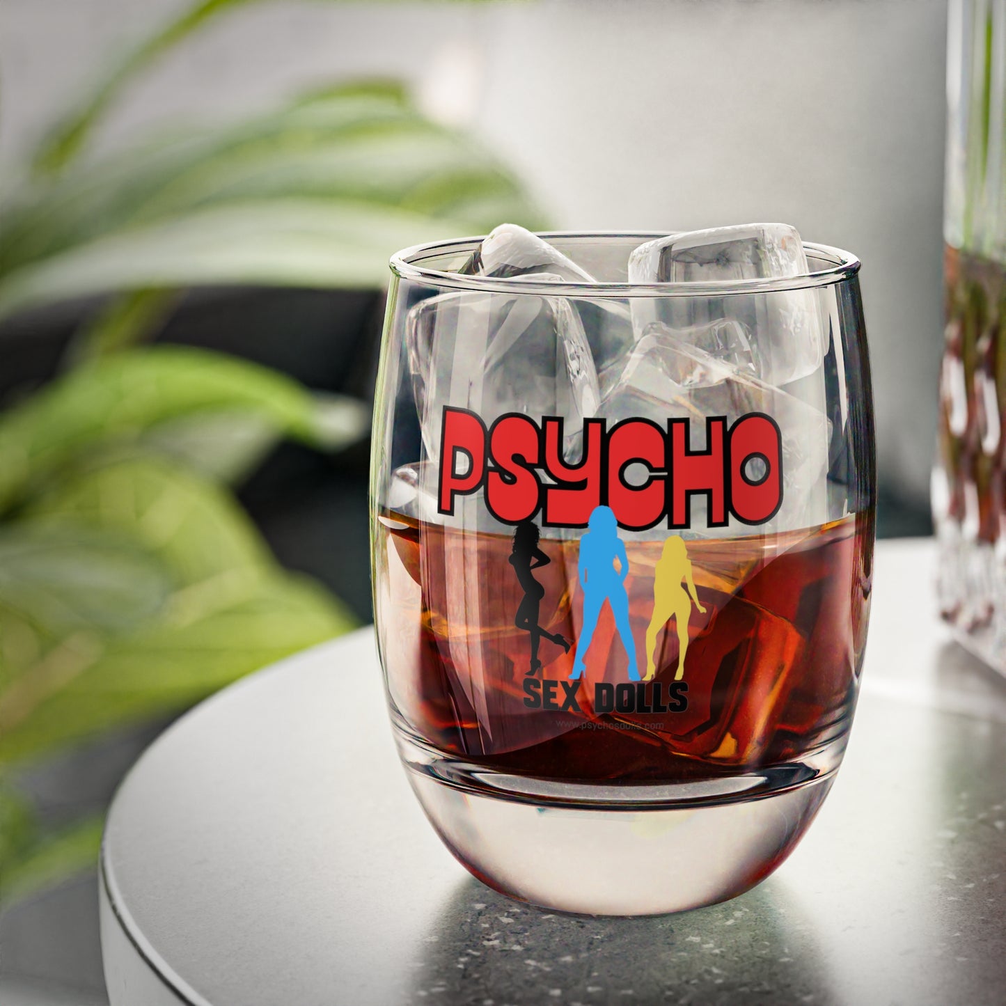 Psycho Sex Dolls Whiskey Glass